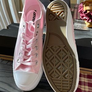 New Converse Shiny Pink Sneakers